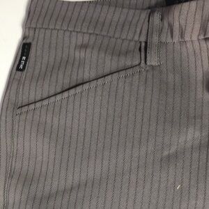 Men's Gray Striped Pants size 34 Outseam 43